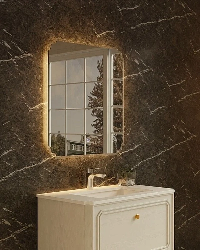 Зеркало ArtDecco Eternal Aura 70 AEA07075M с подсветкой Зеркало ArtDecco Eternal Aura 70 AEA07075M с подсветкой