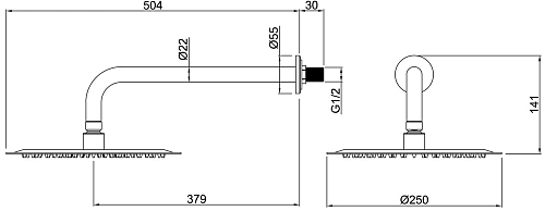 Верхний душ Allen Brau Infinity 5.21019-31 Верхний душ Allen Brau Infinity 5.21019-31