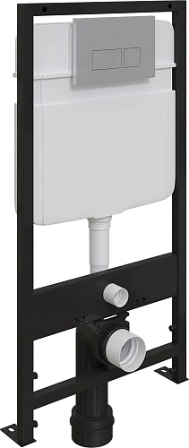 Клавиша смыва EWRIKA 0040 хром матовый 552353 Клавиша смыва EWRIKA 0040 хром матовый 552353