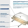 Душевой поддон RGW Acryl B/CL-S 900x900 мм 16180199-51 квадратный белый Душевой поддон RGW Acryl B/CL-S 900x900 мм 16180199-51 квадратный белый