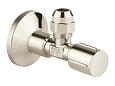 Вентиль угловой GROHE 1/2 дюймаx3/8 дюйма, 1 шт, никель, глянец (22037BE0) Вентиль угловой GROHE 1/2 дюймаx3/8 дюйма, 1 шт, никель, глянец (22037BE0)
