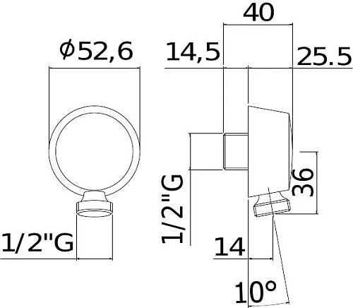 Шланговое подключение Paffoni Lusso ZACC130HGSP золото медовое, брашированное Шланговое подключение Paffoni Lusso ZACC130HGSP золото медовое, брашированное