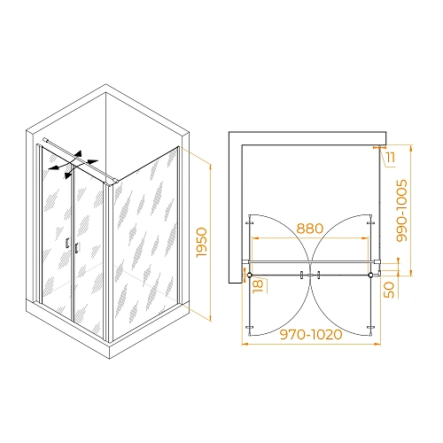 Душевой уголок RGW PA-134B (PA-104B+Z-050-2B+O-104B) 1000x1000 мм 060813400-014 черный Easy Clean Душевой уголок RGW PA-134B (PA-104B+Z-050-2B+O-104B) 1000x1000 мм 060813400-014 черный Easy Clean