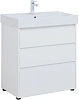 Тумба под раковину Aquanet Nova Lite 75 белый глянец (3 ящика) 00302472