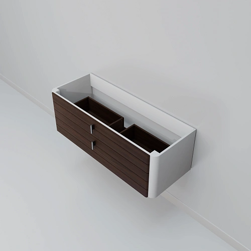 Тумба под раковину ArtDecco Gabriella 120 AGB12W24S000 подвесная, черный орех Тумба под раковину ArtDecco Gabriella 120 AGB12W24S000 подвесная, черный орех