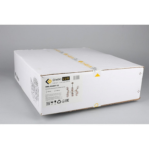 Люстра потолочная Omnilux Pozzallo OML-93407-12 Люстра потолочная Omnilux Pozzallo OML-93407-12