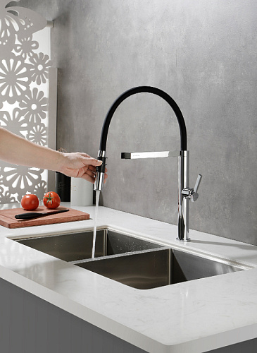 Смеситель для кухни Paulmark Leader хром Le214101-CR Смеситель для кухни Paulmark Leader хром Le214101-CR