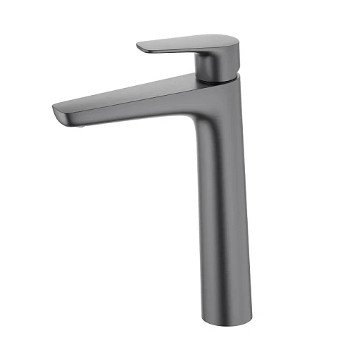 Смеситель для раковины Aquatek Бетта AQ1104BGM черный хром шлифованный Смеситель для раковины Aquatek Бетта AQ1104BGM черный хром шлифованный