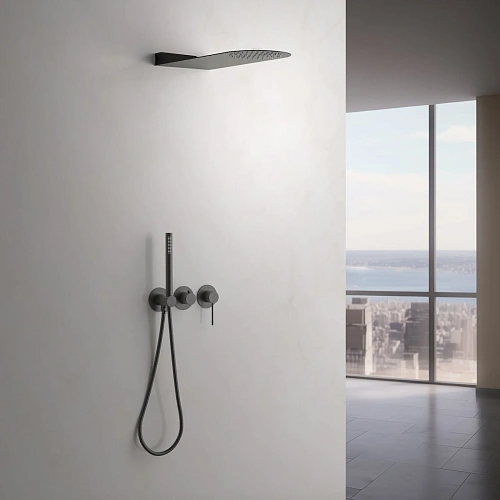 Душевая система Timo Saona SX-2340/18SM встраиваемая черное золото Душевая система Timo Saona SX-2340/18SM встраиваемая черное золото