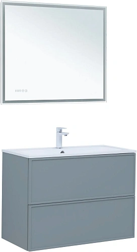 Тумба под раковину Aquanet Арт 90 мисти грин 00313276 напольная/подвесная Тумба под раковину Aquanet Арт 90 мисти грин 00313276 напольная/подвесная