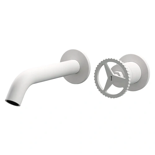 Смеситель для раковины Remer Chrono CH15PBO, белый матовый Смеситель для раковины Remer Chrono CH15PBO, белый матовый