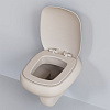 Унитаз подвесной Diamond 123T20401R (530x405x375) матовый бежевый безободковый без сиденья Унитаз подвесной Diamond 123T20401R (530x405x375) матовый бежевый безободковый без сиденья