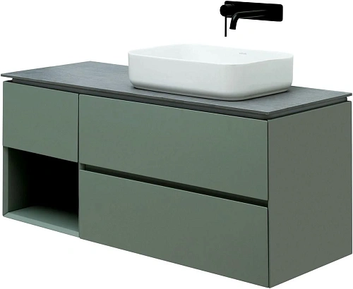 Тумба под раковину Allen Brau Infinity 120 1.21007.CGM R олива матовый Тумба под раковину Allen Brau Infinity 120 1.21007.CGM R олива матовый