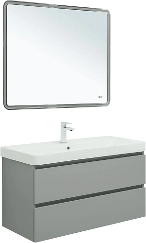 Тумба под раковину Aquanet Вега 2.0 100 мисти грин 00337957 подвесная Тумба под раковину Aquanet Вега 2.0 100 мисти грин 00337957 подвесная