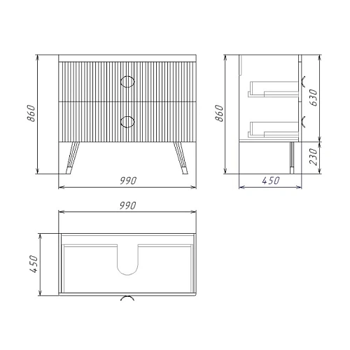 Тумба под раковину GROSSMAN АТРИО-105 см белый глянец (ум.МОДЕРН-105) напольная 1010501 Тумба под раковину GROSSMAN АТРИО-105 см белый глянец (ум.МОДЕРН-105) напольная 1010501