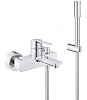 Картинка анонса товара «смеситель для ванны grohe lineare new с душевым гарнитуром, хром (33850001)»