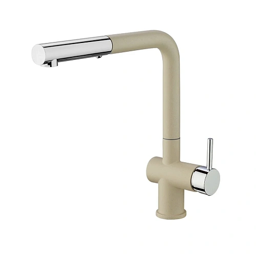 Смеситель для кухни Paini Cox GRANITE SAHARA HD55566CR1KM с выдвижной лейкой Смеситель для кухни Paini Cox GRANITE SAHARA HD55566CR1KM с выдвижной лейкой