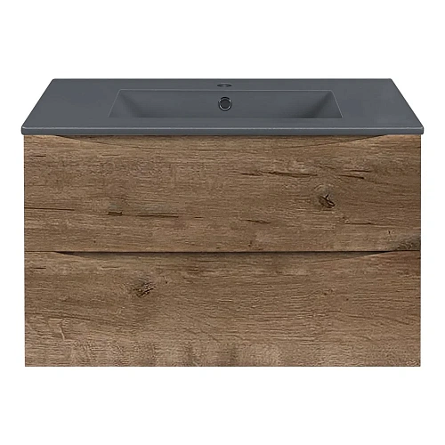 Тумба под раковину Vincea Mia 750 VMC-2MC750VO подвесная, 2 выкатных ящика soft close, V.Oak Тумба под раковину Vincea Mia 750 VMC-2MC750VO подвесная, 2 выкатных ящика soft close, V.Oak