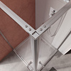 Душевой уголок CEZARES LINER-AH-2-120/90-C-Cr-L 120x90см стекло прозрачное, профиль хром Душевой уголок CEZARES LINER-AH-2-120/90-C-Cr-L 120x90см стекло прозрачное, профиль хром