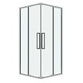 Душевой уголок GROSSMAN Cosmo 300.K33.02.9090.10.00 (90x90x195) квадрат,раздвижная,хром,стекло прозрачное Душевой уголок GROSSMAN Cosmo 300.K33.02.9090.10.00 (90x90x195) квадрат,раздвижная,хром,стекло прозрачное