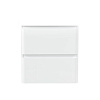 Картинка анонса товара «тумба под раковину belbagno albano-cer-500-2c-so-bl подвесная 470x440 bianco lucido»