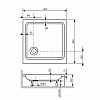 Душевой поддон RGW Acryl STYLE 800x800 мм 16180188-11 квадратный белый Душевой поддон RGW Acryl STYLE 800x800 мм 16180188-11 квадратный белый