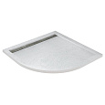Детальная картинка товара «душевой поддон cezares tray-as-r-90-30-w 900x900 искусственный камень, белый»