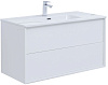Картинка анонса товара «тумба под раковину aquanet lino 80 (flat) белый глянец 00287542»