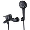 Смеситель для ванны Lemark Bronx LM3714BL, черный