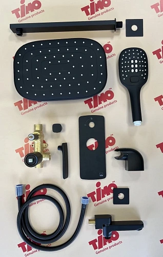 Душевая система Timo Helmi SX-4099/03SM встраиваемая черный Душевая система Timo Helmi SX-4099/03SM встраиваемая черный