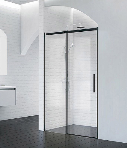 Душевая дверь BelBagno ACQUA-BF-1-140-C-NERO Душевая дверь BelBagno ACQUA-BF-1-140-C-NERO
