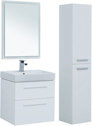 Тумба под раковину Aquanet Nova 60 белый (2 ящика) 00242279 Тумба под раковину Aquanet Nova 60 белый (2 ящика) 00242279