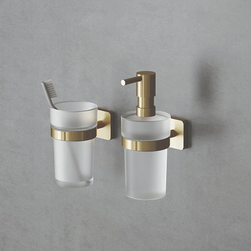 Стакан Kludi VELA S 25975N0 брашированное золото Стакан Kludi VELA S 25975N0 брашированное золото