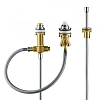 Скрытая часть смесителя Hansgrohe на 3 отверстия на край ванны 13439180 Скрытая часть смесителя Hansgrohe на 3 отверстия на край ванны 13439180