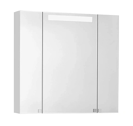 Зеркальный шкаф Aquaton Мадрид 80 М со светильником белый 1A175202MA010 Зеркальный шкаф Aquaton Мадрид 80 М со светильником белый 1A175202MA010
