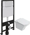 Комплект Унитаз подвесной STWORKI Хальмстад SETK2804-0606-001-1-6000 с микролифтом + Система инсталл 560217 Комплект Унитаз подвесной STWORKI Хальмстад SETK2804-0606-001-1-6000 с микролифтом + Система инсталл 560217