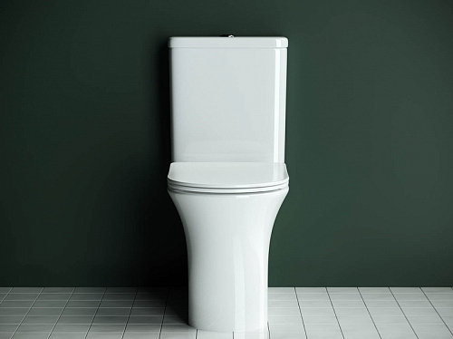 Чаша напольного унитаза Ceramica Nova STAR Rimless CN1904-B белый с сиденьем Чаша напольного унитаза Ceramica Nova STAR Rimless CN1904-B белый с сиденьем