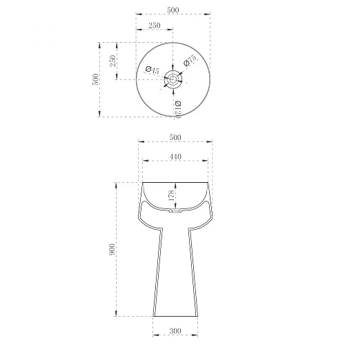 Раковина ABBER Kristall AT2706White-Onyx отдельностоящая, прозрачная, белый/черный Раковина ABBER Kristall AT2706White-Onyx отдельностоящая, прозрачная, белый/черный