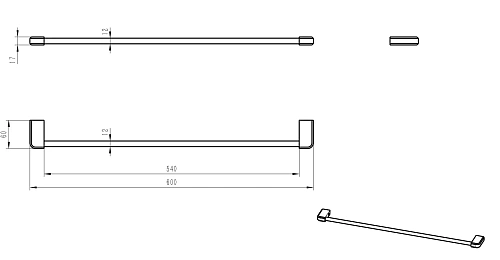 Полотенцедержатель Wonzon & Woghand хром (WW-V3101-CR) Полотенцедержатель Wonzon & Woghand хром (WW-V3101-CR)