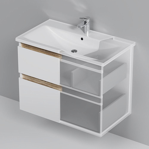 Тумба под раковину AM.PM X-Joy M85AFHX0802WG подвесная, 80 см, белый Тумба под раковину AM.PM X-Joy M85AFHX0802WG подвесная, 80 см, белый