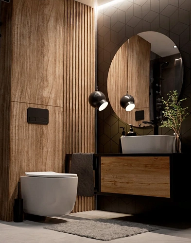 Унитаз подвесной AQUAme AQM2012 сиденье SoftClose, технология смыва QUIET, 495х360х370 Унитаз подвесной AQUAme AQM2012 сиденье SoftClose, технология смыва QUIET, 495х360х370