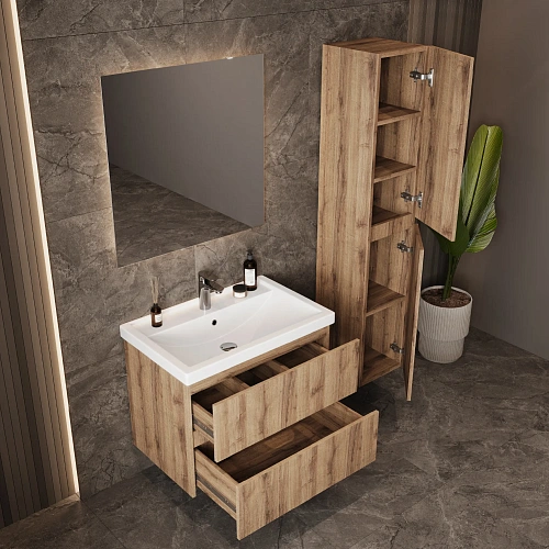 Тумба под раковину Onika Дарон 60 см 106165 подвесная, дуб крафт золотой (для Фостер 60) Тумба под раковину Onika Дарон 60 см 106165 подвесная, дуб крафт золотой (для Фостер 60)