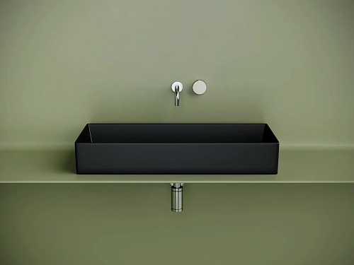 Раковина Ceramica Nova ELEMENT CN6072MB черный матовый накладная Раковина Ceramica Nova ELEMENT CN6072MB черный матовый накладная