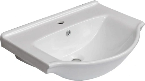 Тумба с раковиной Aquanet Донна 60 00308382 белый глянец Тумба с раковиной Aquanet Донна 60 00308382 белый глянец