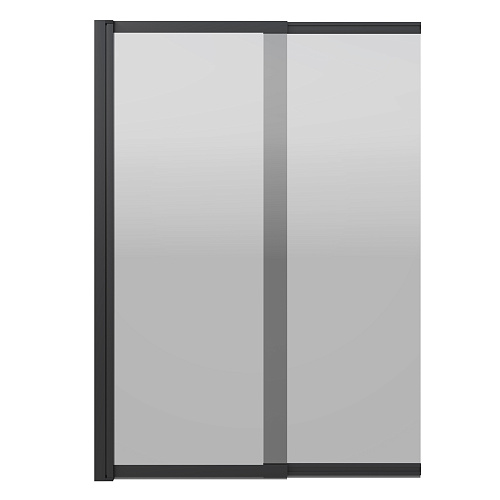 Шторка на ванну BERGES RIVER S Slider Black 980 тонированное стекло 065018 Шторка на ванну BERGES RIVER S Slider Black 980 тонированное стекло 065018