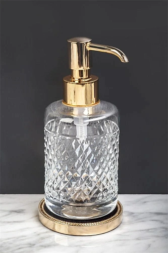 Дозатор жидкого мыла Boheme Murano Cristal 10228 Дозатор жидкого мыла Boheme Murano Cristal 10228
