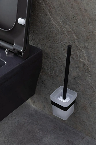 Унитаз подвесной Allen Brau Infinity 4.21011.AN с крышкой, антрацит Унитаз подвесной Allen Brau Infinity 4.21011.AN с крышкой, антрацит