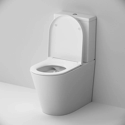 Унитаз напольный AM.PM Func C8F8600SC безободковый с сиденьем микролифт Унитаз напольный AM.PM Func C8F8600SC безободковый с сиденьем микролифт