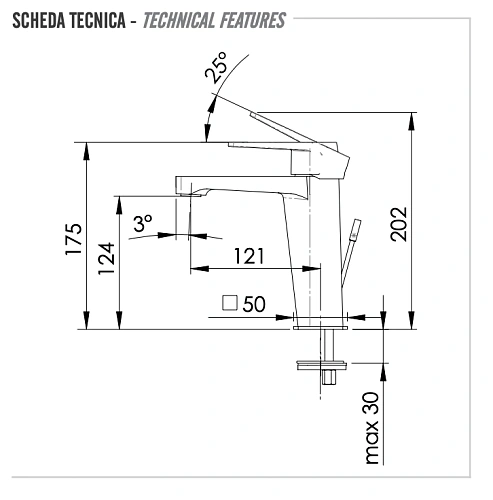 Смеситель для раковины Remer Dream D10 Смеситель для раковины Remer Dream D10