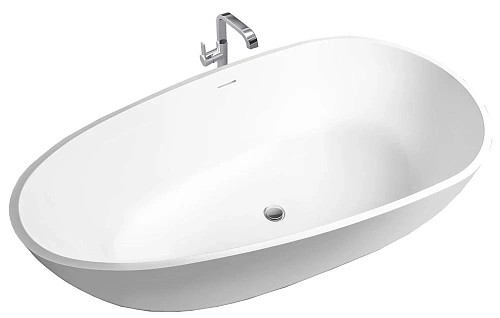 Ванна отдельностоящая Teso azaro Aura 167x84 из искусственного камня матовая TAB167840M Ванна отдельностоящая Teso azaro Aura 167x84 из искусственного камня матовая TAB167840M